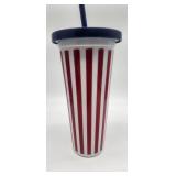 American Flag Pattern Tumbler 3 Cup Set (aread Description) - Retail: $12