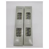 Trueliving Unscented Taper Candles - 2 Pack Set, 2 Packs  - Retail: $8
