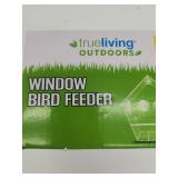 True Living Outdoors Window Bird Feeder - Retail: $15