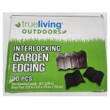 True Living Outdoors Interlocking Garden Edging Set - Retail: $15