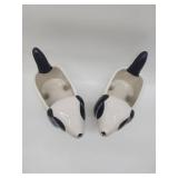 Dog Ceramic Planters Set of 2 - Retail: $24