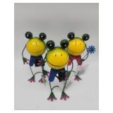 Smiling Yellow Frog Garden Decor - Retail: $15