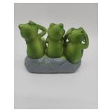 Three Wise Frogs Decorative Figurine - Retail: $25
