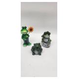 Decorative Frog Figurine Collection - Retail: $18