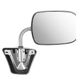 ECCPP Pair Set Fit for 1973-91 Chevy/Chevy GMC Jimmy Suburban C10 20 30/C/K1500 2500 3500/C15 25 35 Manual Stainless Mount Folding Chrome Side Mirrors