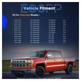 ECCPP Pair Set Fit for 1973-91 Chevy/Chevy GMC Jimmy Suburban C10 20 30/C/K1500 2500 3500/C15 25 35 Manual Stainless Mount Folding Chrome Side Mirrors