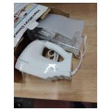 Hamilton Beach 6-Speed Electric Hand Mixer  with QuickBurst  Storage Case & 3 Attachments  Mixer for Kitchen  White