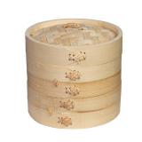 Joyce Chen 2-Tier Bamboo Steamer Baskets, 6-Inch