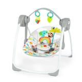 Bright Starts Playful Paradise Portable Compact Baby Swing - Unisex - Green