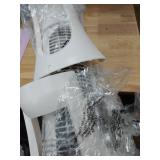 Honeywell 40  White Quiet Set Oscillating Tower Fan  30ft Air Circulation Power  5 Speed  Auto Off Timer  HYF260W