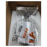 Brushed Nickel Wall Sconce Light, American Sconces Wall Lighting, Traditional 1 Light Bathroom Vanity Lighting with Opal Glass Shade, Wall Light for Bedroom Bathroom Living Room Entryway Hallway