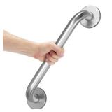 AmazerBath Shower Grab Bars for Seniors Anti Slip, Bath Safety Grab Bar for Needy, Stainless Steel Bathroom Safety Grab Bars, Thickened Bar Bigger Base Holds 500LBS, 16\' L x 1.25\' D, Brushed Nickel