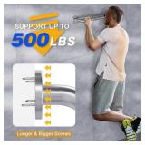 AmazerBath Shower Grab Bars for Seniors Anti Slip, Bath Safety Grab Bar for Needy, Stainless Steel Bathroom Safety Grab Bars, Thickened Bar Bigger Base Holds 500LBS, 16\' L x 1.25\' D, Brushed Nickel