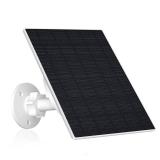 Zivif 10W Solar Panel for Security & Trail Cameras, 10400mAh Built-in Battery, 5V Outdoor Solar Charger with USB-C Cable, Micro-USB Adapter Plug, IP66 Waterproof, 360Â° Adjustable Mount