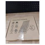 Zivif 10W Solar Panel for Security & Trail Cameras, 10400mAh Built-in Battery, 5V Outdoor Solar Charger with USB-C Cable, Micro-USB Adapter Plug, IP66 Waterproof, 360Â° Adjustable Mount