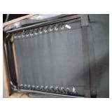 Black Zero Gravity Lounge Chair with Removable Cushion