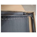 Black Zero Gravity Lounge Chair with Removable Cushion