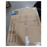 Black Zero Gravity Lounge Chair with Removable Cushion