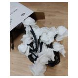 Fanshunlite Rose Flower Tree Lights Table Lamp Decors with 18 Colors Changing, Gift for Halloween Christmas, 24 LEDs Colorful Lighted Bonsai Tree for Home Wedding Party, Red