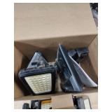 MIHANI Solar Flood Lights Outdoor, 2500LM Motion Sensor Security Lights with 270Â° Wide Angle, IP67 Waterproof, 3 Heads Solar Outdoor Lights for Patio, Yard, House, Garage (Non-Remote, 2 Pack)