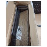 SpaceAid Spice Rack Organizer with 28 Spice Jars, 386 Spice Labels, Chalk Marker and Funnel Set for Cabinet, Countertop, Pantry, Cupboard or Door & Wall Mount - 28 Jars, 13.4\' W Ã 10.8\' H, Black