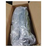 Monbix Queen Comforter Set - 7 Pieces Cationic Dyeing Olive Green Bed in a Bag Queen Bedding Sets with Comforter, Sheets, Pillowcases & Shams, Reversible Bedding Comforters Sets