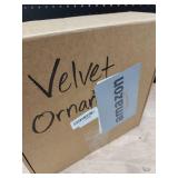 9 PCS Christmas Velvet Balls Flocked Xmas Tree Ball Ornaments Christmas Large Ball Set Xmas Tree Hanging Decoration 4 Inch, 6 Inch (Earth Color, 4inch)