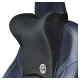 TKLoop Car Neck Pillow for Driving Seat, Soft Memory Foam Headrest Pillow with Adjustable Strap and Removable Cover, Ergonomic Neck Support for Car, Office Chair, Gaming Chair â Dark Grey
