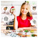 EIAVURPE Christmas Ornaments Building Set, 11-in-1 Christmas Tree, Wreath, Nutcracker, Gingerbread, Polar Bear, Snowflake, Reindeer, Santa, Stocking Stuffers Toy Gifts for Boys Girls Kids Ages 6+.