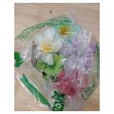 Sisiaipu Flower Hair Clips for Women 6 Pcs Hawaiian Large Claw Clips Plumeria Medium Hair Claw Clips for Thick Thin Hair Hibiscus Tropical Beach Hair Accessories for Women Girls and Girls (PS)