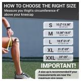 DR. BRACE ELITE Knee Brace with Side Stabilizers & Patella Gel Pads for Maximum Knee Pain Support and fast recovery for men and women-Please Check How To Size Video (Mercury, Large)