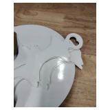 BLISSUR Cupcake Stand Tower, 2 Pack, White, 3 Tiered, Cup Cake Stand Cardboard Dessert Holder for Parties (White)