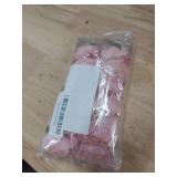 Flower Napkin Ring, Pink Rose Flower Napkin Rings Set of 12, Handmade Napkins Holder Table Decor, Napkins Buckles for Wedding Party Holiday Banquet Birthday Dinner Easter