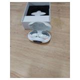 Boytond Ultra Open Ear Earbuds - Ergonomic Clip-On Earbuds, Bone Conduction Over-The-Ear Headphones with Waterproof Design and Secure Fit for Small Ears, Basic White