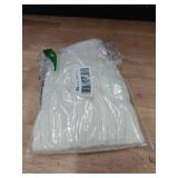 PAGE ONE Womens Winter Thick Cable Knit Beanie Faux Fur Pom Hat Fleece Lined Skull Cap White