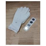 GLEDLOVES LED Finger Gloves - Light Up Gloves with 5 Color/6 Mode for Teen & Adult Gifts - Perfect for Halloween & Christmas Party (1 Pair/L)