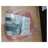 LAMIT Terracotta Linen Curtains 63 Inch for Bedroom, Light Filtering Neutral Semi Sheer Window Boho Curtains Back Tab and Rod Pocket Panels for Living Room, 2 Panels, 52 x 63 Inch