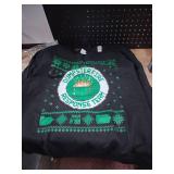 Dumpster Fire Response Team Chaos Ugly Sweater Cute Employee long sleeve sweater size XL