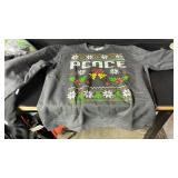 Peace Christmas Sweater with Nordic Design XL long sleeve
