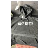 Hey Dude Casual Hoodie Sweatshirt black XL