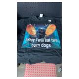 âToday I will eat two corn dogsâ Port & Company Cotton T-Shirt