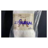 Wrangler Ultra-Dry Men's White Seamless Toe Socks