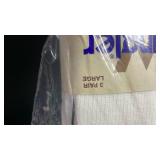 Wrangler Ultra-Dry Men's White Seamless Toe Socks