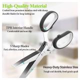 2025 Upgraded Herb Scissors, Effortless Herb Shears Cutter Tool with Sharp Stainless Steel Blades for Fresh Herbs, Must-Have Kitchen & Cooking Gadget, Black