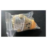 KALAWALK Funny Positive Potatoes 1 Pcs Crochet with Positive Affirmations Cards for Inspirational Novelty Happy Potato for Party Decorations(brown2-yellowcap)