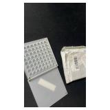 FUFenZHEN Seashell Display Box, 64 Grids Acrylic Magnetic Collecting Box, Transparent Storage Case for Shells, Beads, Jewelry (L-64 Cells, Round)