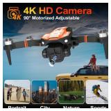 LE-IDEA GPS Drone with Camera for Adults, Professional 4K Camera Drone with Brushless Motor Auto Return Home Follow Me RC Quadcopter for Beginners Foldable Toys Gifts Under 249g IDEA12GPS