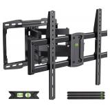 USX Mount Full Motion TV Wall Mount for 42-86 inch, TV Mount Swivel and Tilt,Wall Mount Bracket with Dual Articulating Arms Up to 132lbs, VESA 600x400mm, Max 16\' Wood Studs, UL Listed XML019