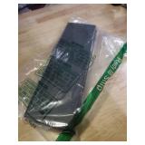 VANGOAL Vintage Green Feather Pen and Ink Set, Classic Series Goose Quill Pen with Carving Pen Stand, Calligraphy Pen Nibs, Black Dip Pen Ink, Antique Writing Gift for Writer