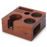 KNODOS 54mm Espresso Tamping Station For Breville Espresso Machine Accessories Rosewood Tamper Stand & Portafilter Holder